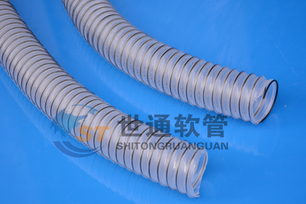 过溶剂耐腐蚀钢丝软管,特氟龙钢丝软管,陶瓷机械油墨输送软管 